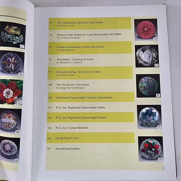 Annual Bulletin Of The Paperweight Collectors Association 2014 Hardback Book - Picture 8 of 8